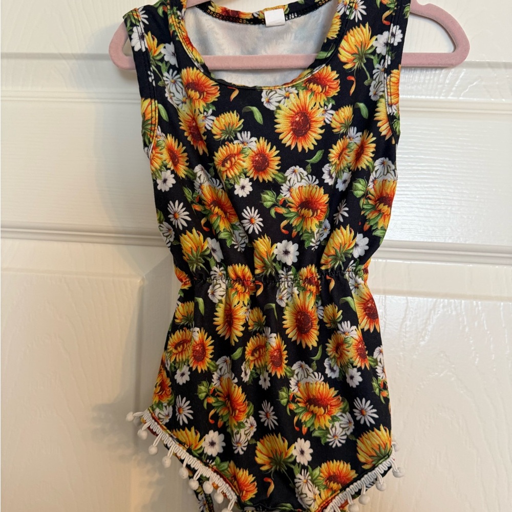 Floral Kids Romper